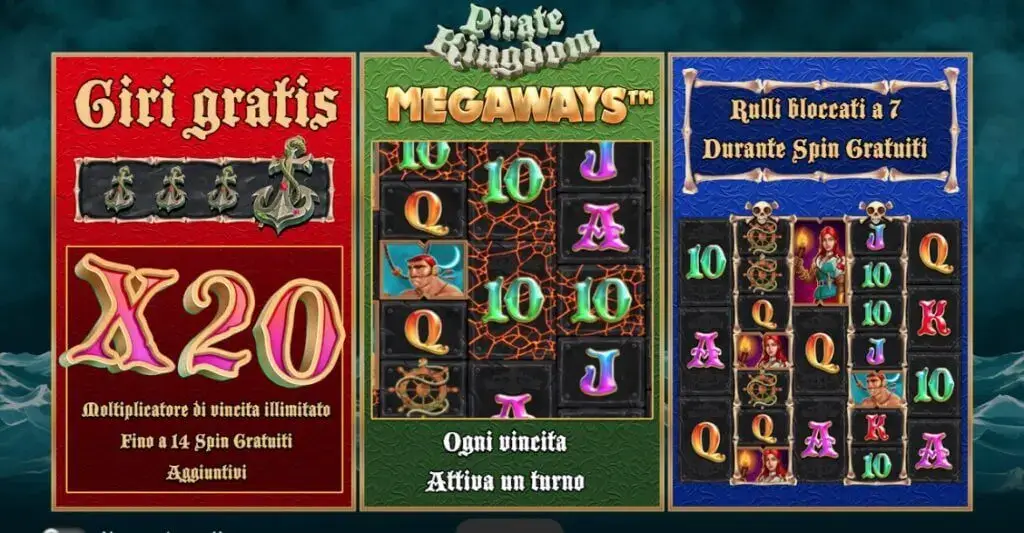 Pirate Kingdom Megaways — iSoftBet (Megaways slot) · RTP 96,4%